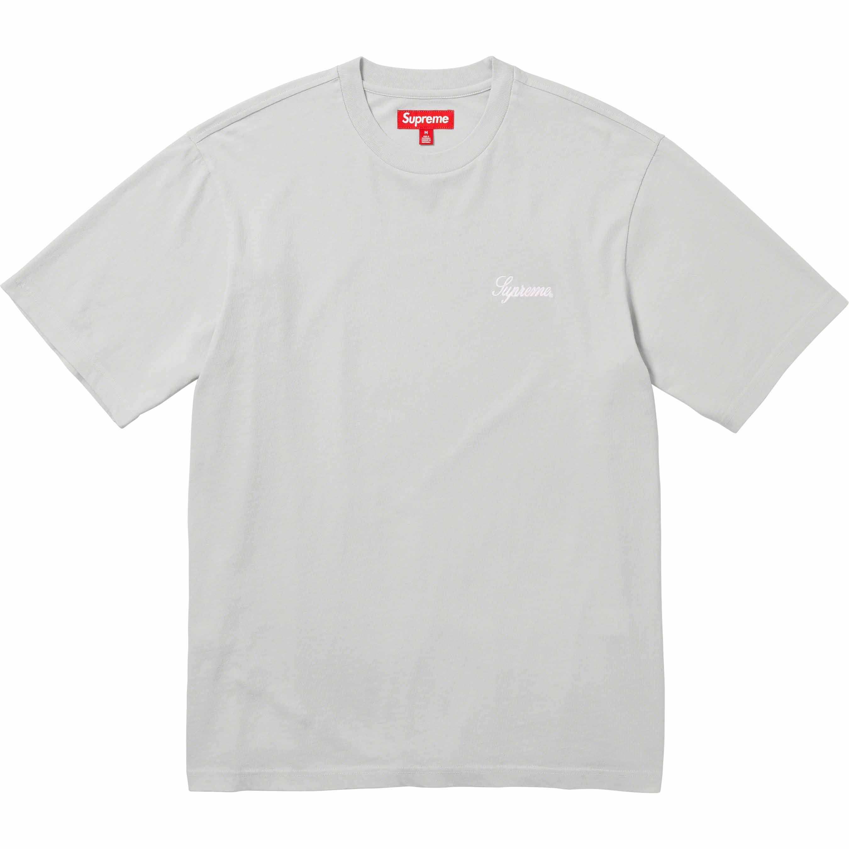 Washed Script S/S Top view 17